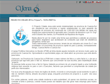 Tablet Screenshot of cidadejena.com